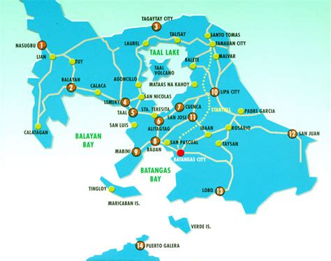 batangas map google|Detailed Road Map of Batangas .